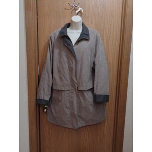 Liz Claiborne Jacket Coat 1X zip out liner, soft microfiber exterior, excellent